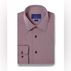 David Donahue Mauve Dress Shirt